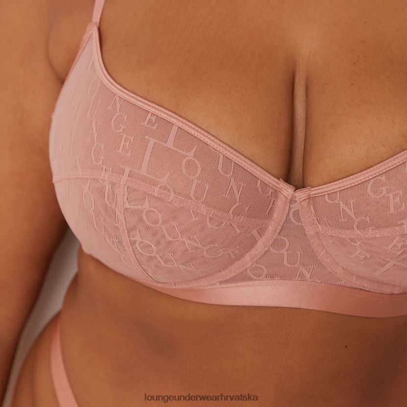 hr Lounge žene chic balkonski set grudnjaka i tangi ružičasta N0V4DZ97 donje rublje - Image 12