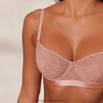 hr Lounge žene chic balkonski set grudnjaka i tangi ružičasta N0V4DZ97 donje rublje - Image 6