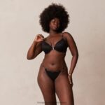 hr Lounge žene set grudnjaka i tangi/gaćica s glatkim prednjim kopčanjem crno N0V4DZ155 donje rublje - Image 9