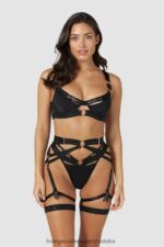 hr Lounge žene soriya intimni set crno N0V4DZ563 donje rublje